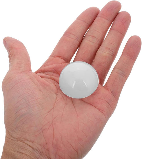 10pcs Toyvian Plastic Lamp Shade Vanity Light Globe Replacement Half Sphere Cover for Bathroom Makeup Mirror Wall