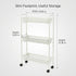 Generic 3-Tier Slim Storage Cart Rolling Utility Organizer for Narrow Spaces, Mobile Wire Mesh Shelving Unit