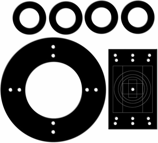 Multi-purpose Gasket Kit Including One 1-Gang, One Round & Four Lamp Holder Gaskets