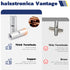 Haisstronica 220pcs Non Insulated Butt Connectors Kit for Wiring, Pure Copper AWG24-8 Crimp Connector