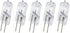 NTZTO G4 Bulb 12V 20W, 280 2700K 360 2-Pin Halogen Lumens Warm White, High CRI, Beam Angle, Base for Chandelier, Under