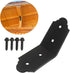 4Packs 6" Heavy Duty Flush Inside 45-Degree Angle Bracket Decorative Knee Braces, Outside 45 Degree Mount Bracket