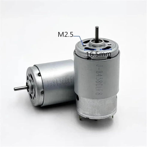 CFNXKTWBR 1pc RS-395-2656 395 2.3mm 12V 14.4V 18V 24V 13500RPM 28mm Micro Motor Dual Shaft Mini Electric Motor DIY