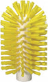 Vikan 5380-90-6 Stiff Tube Brush, Polyester, 3-1/2" x 6-1/4" OAL, Yellow