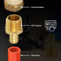FQNB1234-OM 1/2 3/4'' Inch No Lead Adapters x MIP, Brass Construction, Compatible with PEX