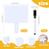 Sherr 12 Sets Dry Erase Paddles with Markers Phonemic Awareness Phonics Games Double Sided Handheld Whiteboard for Student Classroom Voting Reading Spelling Sound Games by Sherr
