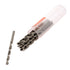Mtsooning 10PCS Twist Drill Bits, 3mm HSS Reduced Shank Micro Bits for Electrical Drilling Tool, Stainless Steel Wood