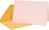 50 Pack 52 4" 6" CHRIZ.Z Thank You Cards - Blank Pink Matte Finish Cards with Gold Foiled Thank You Printed with Kraft