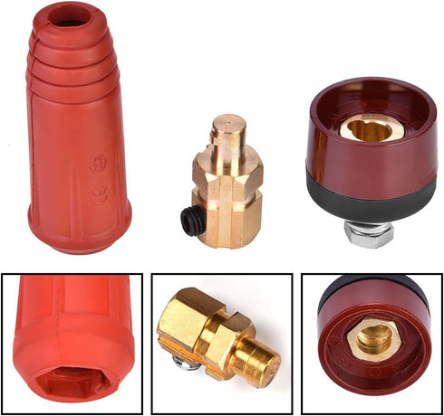 DKJ Series Welding Cable Joint Quick Connector, Male Plug and Panel Socket Adapter