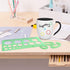 SIQUK 9 Pieces French Curve Drawings Templates, Clear Green Plastic Rulers for Engineering, Studying, and Designing