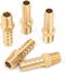 LTWFITTING Brass Fitting Coupler - 5/16-Inch Hose Barb x 1/8-Inch Male NPT, Pack of 5