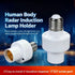 Bulb E27 360 Coverage,E27 Bulb Motion Activated Light Sockets,Motion Sensor Light Socket Smart Screw in Light Outlet