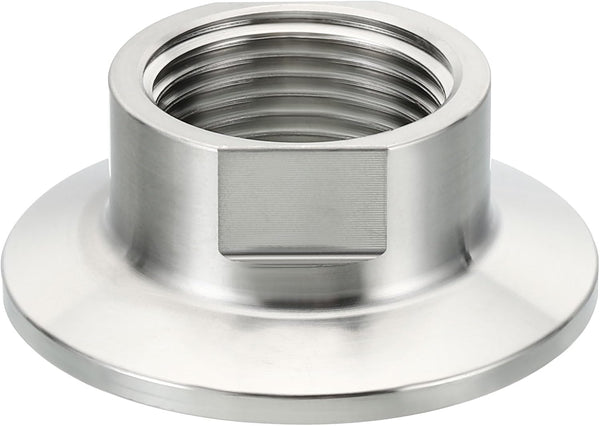 PATIKIL 1.5 Inch TC Tri Clamps Adaptor, Tri-Clover Fittings to NPT 3/4"