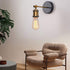 Mengjay E26 Retro Light Fixture Wall Sconce Industrial Style Adjustable Brass Finish Vintage Lighting Edison Lamp