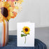 ALBUMAX 3D Pop Up Flower Bouquet Greeting Card with Colorful Vase, Cute Booming Sunflowers Roses Bouquet Birthday Gift