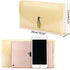 BTSKY Expanding File Folder, 13 Pockets, Small Accordion File Folder, Khaki Translucent Document Organizer