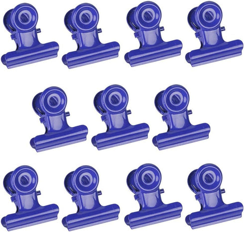 JAM PAPER Metal Bulldog Clips, Small 22mm, Purple, 25/Pack for Office Use