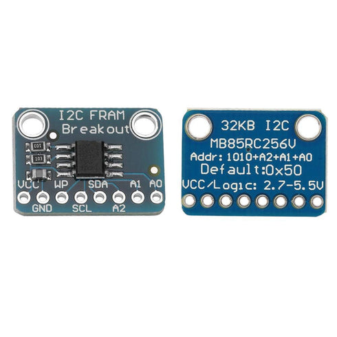 MB85RC256V I2C Breakout Board 32KB Non-Volatile FRAM Memory