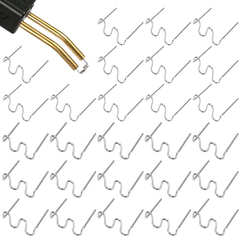 JMIATRY 2000 PCS Plastic Welding Hot Staples, Stainless Steel 0.8mm 0.6mm Repair Kit for Plastic Welder Machine