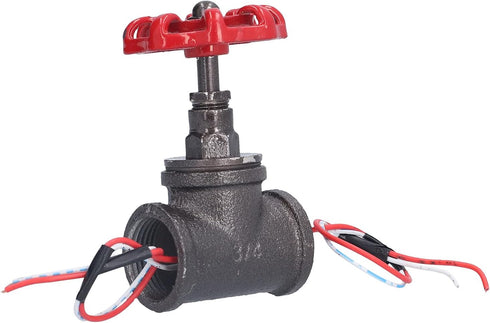 Retro Industrial 3/4in Stop Valve Rotating Light Switch, Unique Design for Table Pipe Lamp, Steampunk