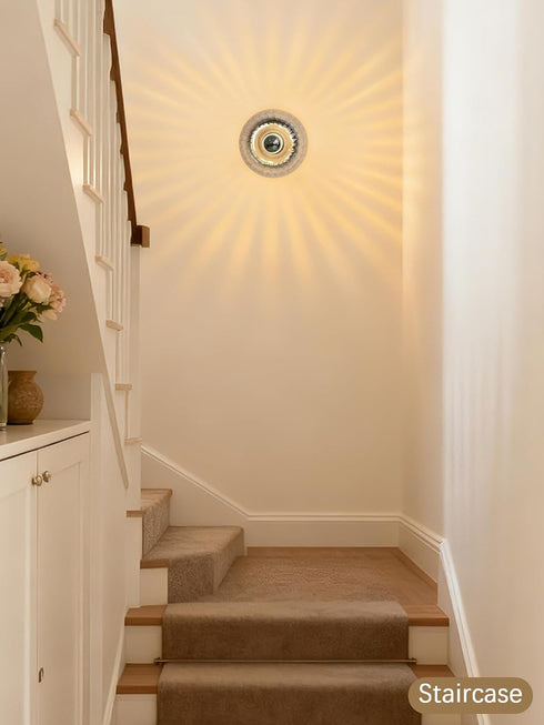 E14 Bulb,3000K Modern Wall Sconce with Hardwired,LED Wall Light Fixtures with Warm White Wall Lamp with Clear Glass