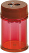 Officemate Twin Pencil/Crayon Sharpener, Red, 2 pk