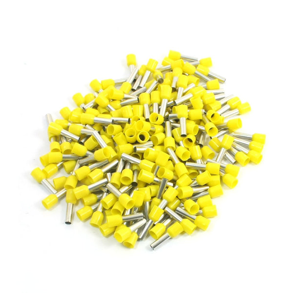 uxcell Sleeve Pre-Insulated Ferrule Terminals E6012, 190 Piece, 10 AWG Wire, Yellow