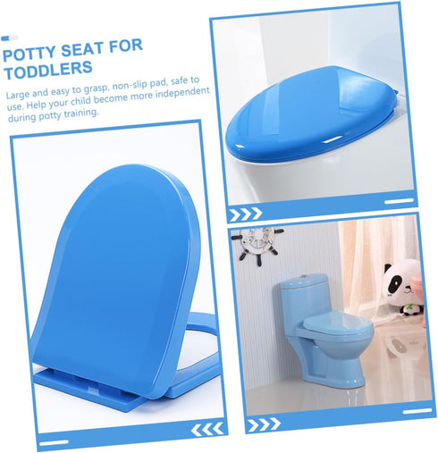 Ciieeo Potty Training Seat for Toddlers Easy to Install U-shaped Toilet Seat Non- Pad Smooth Edges Safe Design