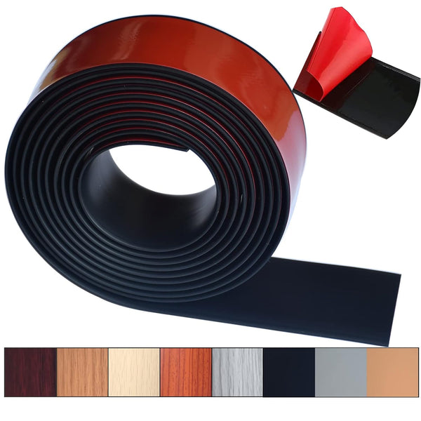 Self Adhesive Floor Transition Strip - Flat Vinyl Floor Edge Trim, Laminate Floor Gap Covering Joining Strip