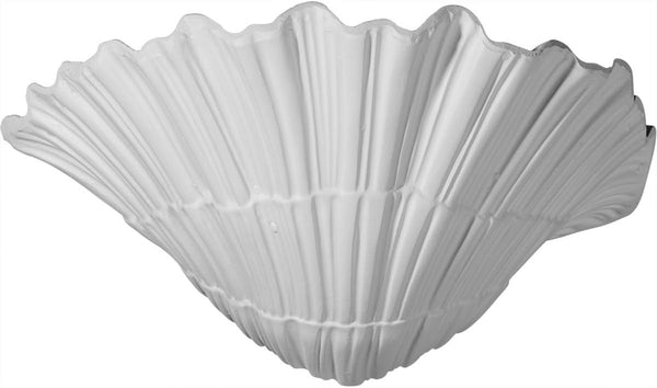Ekena Millwork SCO11X07X06SH Shell Wall Sconces, 11 3/8"W x 7 1/8"D x