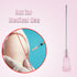 20 Pack 20Ga 1.5 Inch Blunt Tip Dispensing Needles, Pink Plastic Syringe Tapered Luer Lock for Industrial Use