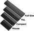 8x4x0.75 inches/19mm Glorious Gaming Wooden Mouse Wrist Rest - Onyx/Black - for Gaming Mice, Wood Ergonomic Palm Rest|