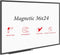 JILoffice Magnetic Whiteboard, Dry Erase Board 36 x 24 Inch, Black Aluminum Frame for Office, Home, School
