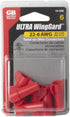 Gardner Bender 19-086 WingGard Twist-On Wire Connectors, 22-6 AWG, 6 pk, Red