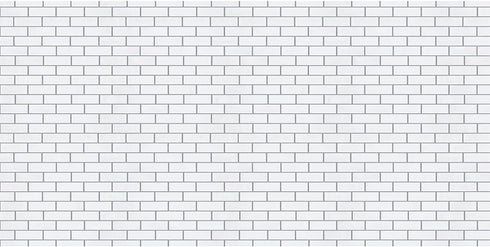 Fadeless Bulletin Board Paper, Fade-Resistant Paper for Classroom Decor, 48” x 50’, White Subway Tile, 1 Roll by Fadeless