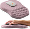 Ergonomic Slope Mouse Pad with Wrist Support, Carpal Tunnel Pain Relief with Massage Bulge, Memory Foam