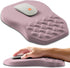 Ergonomic Slope Mouse Pad with Wrist Support, Carpal Tunnel Pain Relief with Massage Bulge, Memory Foam