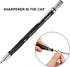 JOVITEC 3 Pieces 2.0 mm Mechanical Pencil with Color and Black Cases - Refills for Students & Teachers, Draft Drawing