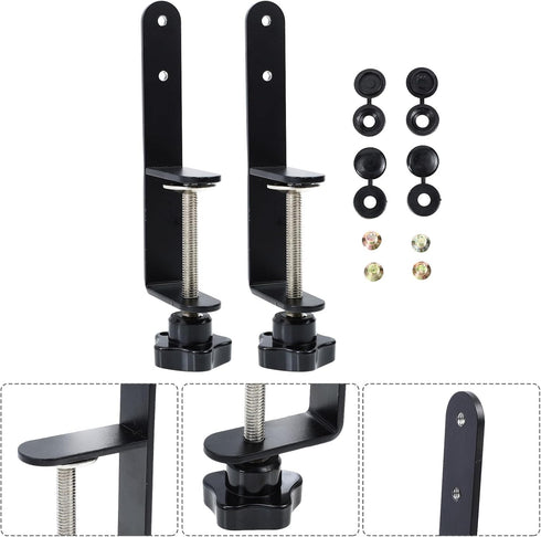 ARTSEWPLY 2 Pieces Vertical Pegboard Install Clips Pegboard Accessory Brackets for Industrial and Workbench Storage