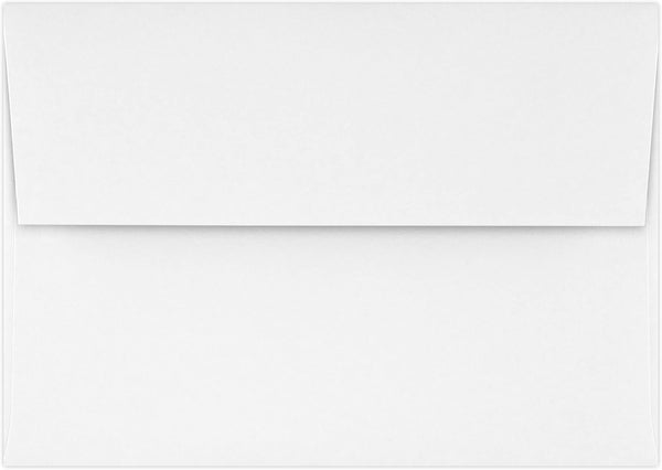 LUXPaper 4Bar A1 Invitation Envelopes | 3 5/8" x 5 1/8" | Bright White | 24lb. Text | 250 Qty