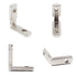 24pcs 2020 Aluminum Extrusion Connector Corner Bracket, Joining Hardware with Screws for 8020 Aluminum Profile