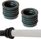 Fernco P22U-205 2-in. Service Weight Cast Iron Hub to 2-in. Sch. 40 PVC Compression Donut, 2-Pack