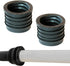 Fernco P22U-205 2-in. Service Weight Cast Iron Hub to 2-in. Sch. 40 PVC Compression Donut, 2-Pack