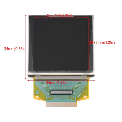 Vikye 1.5inch MP3, Device(128x128 SSD1351 OLED Display, OLED Color Display Graphic Module for Function Cellphone, Smart