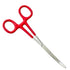 artlab 6.25") German Vinyl Grip Locking Straight & Curved Hemostat -Hemostat Forceps- Stainless Steel Locking Tweezer