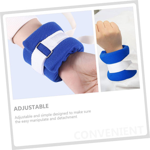8pcs FRCOLOR Adjustable Wrist and Ankle Straps for Patient for Rails Medical and Feet Care