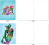 The Best Card Company Assorted Blank Greeting Card Box Set, 20 Cards + Envelopes, 10 Unique Designs, Colorful Creatures
