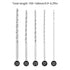 2-5mm Drill Bit Set, 5pcs HSS Steel Shank Twist Drill Bits for Metal Woodworking Tools