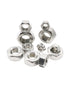 M12 Hex Nuts - IMScrews 304 Stainless Steel Hex Nuts, Durable Rust-Resistant Fasteners, Pack of 10