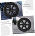 4pcs ULTECHNOVO Replacement Cart Wheels for Grocery Carts Rolling Utility Trolley Wheels